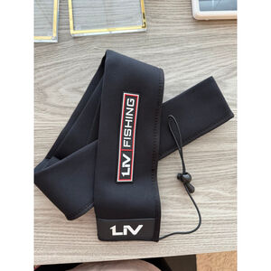 Unisex LIV FISHING Other One Size Black Red Fishing Rod Strap